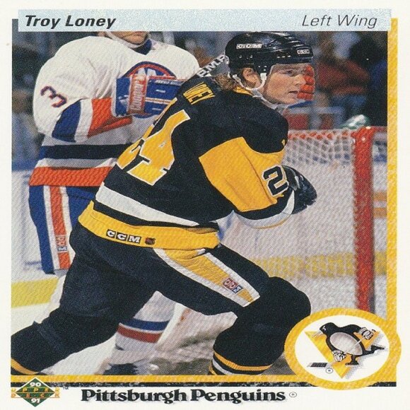 Troy Loney Pittsburgh Penguins NHL Hockey Card Collection - 2 Card Set - Picture 2 of 3